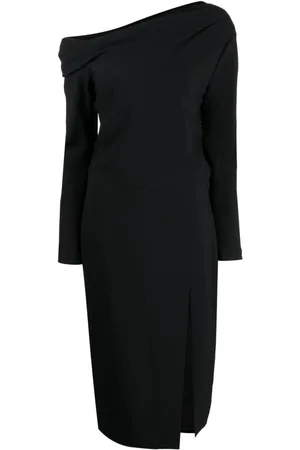 THEORY Schulterfreies Midikleid
