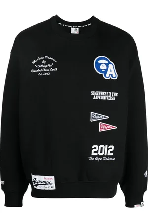 A Bathing Ape Sweatshirt mit Logo-Patch