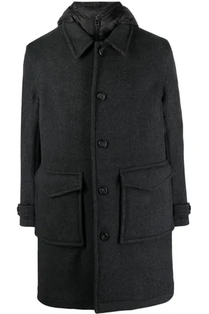 Woolrich Mantel mit Knopfverschluss