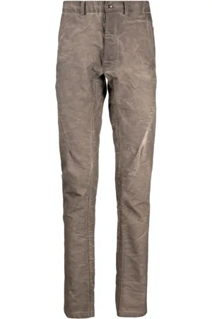 ISAAC SELLAM EXPERIENCE Tapered-Hose mit Knitteroptik