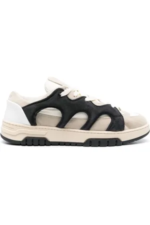 PAURA Sneakers mit Einsätzen aus Wildleder
