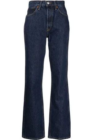 RE/DONE Lockere High-Waist-Jeans