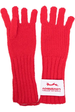 Charles Jeffrey Loverboy Handschuhe mit Logo-Patch