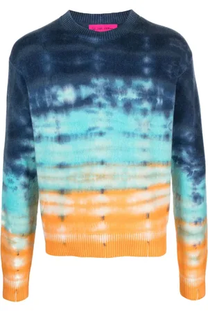 THE ELDER STATESMAN Sonar Kaschmirpullover mit Batikmuster