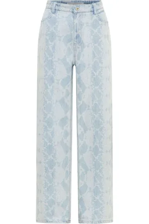 DION LEE Weite Etch Jeans