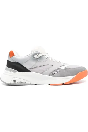 santoni Sneakers mit Logo-Stickerei