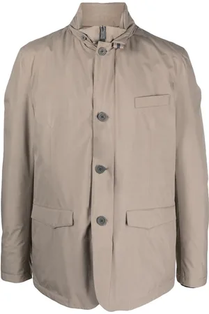 HERNO Gefütterte Jacke mit Stehkragen