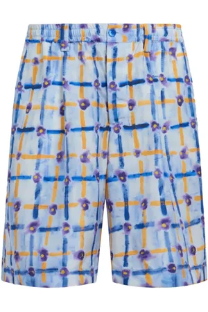 Marni Bermudas aus Seide mit Print