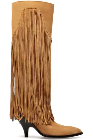 Bally Wildlederstiefel mit Fransen 40mm