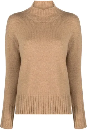 Roberto Collina Gerippter Pullover mit Stehkragen