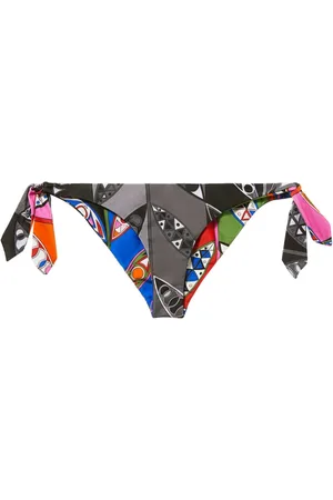 Puccini Bikinihöschen mit abstraktem Print