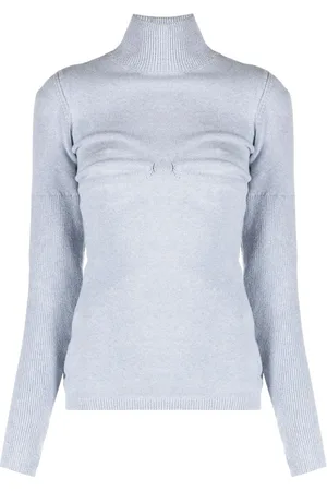 Sinéad O’Dwyer Gerippter Pullover mit Stehkragen