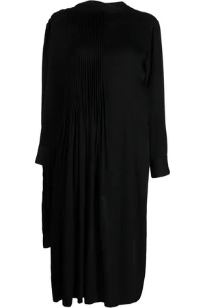 YOHJI YAMAMOTO Drapiertes Midikleid