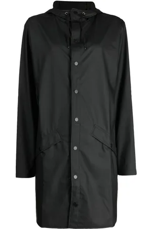 Rains Jacke mit Druckknöpfen
