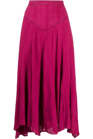 Marant Etoile Aline A-Linien-Rock mit hohem Bund