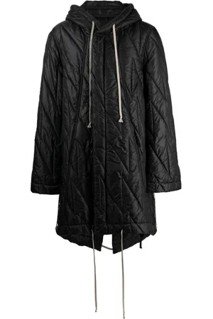 Rick Owens Kapuzenparka mit Schwalbenschwanz