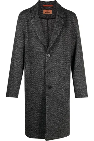 Missoni Einreihiger Mantel mit Zickzackmuster