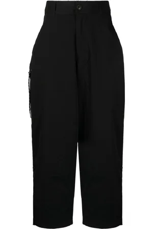 Izzue Halbhohe Straight-Leg-Hose