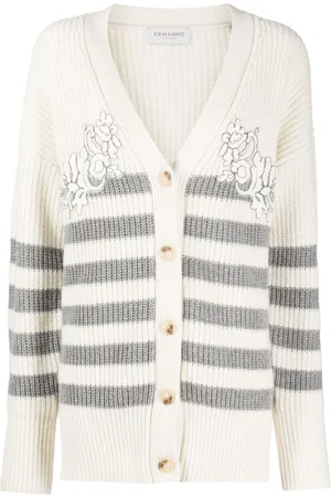Ermanno Firenze Gestreifter Cardigan