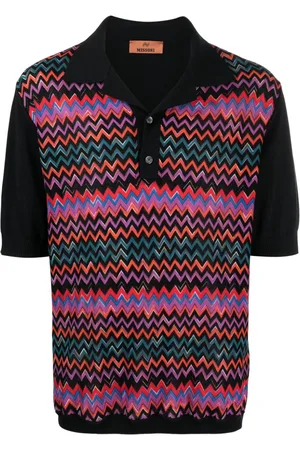 Missoni Poloshirt mit Zickzackmuster