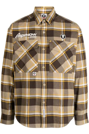 A Bathing Ape Hemd mit Logo-Patch