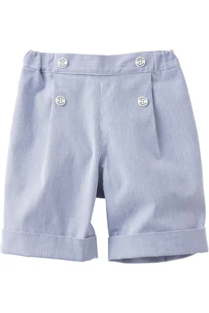 Familiar Gestreiftes Shorts mit Knopfdetail
