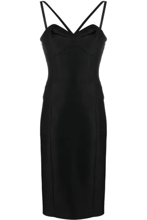 VERSACE Neckholder-Midikleid
