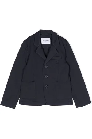 Trussardi Sakko mit Logo-Stickerei