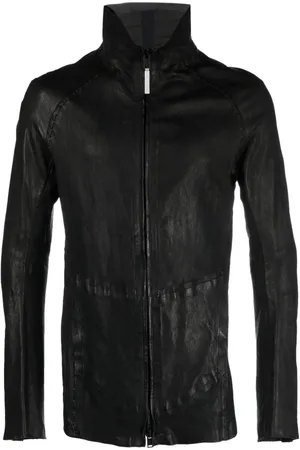 ISAAC SELLAM EXPERIENCE Lederjacke mit Stehkrage