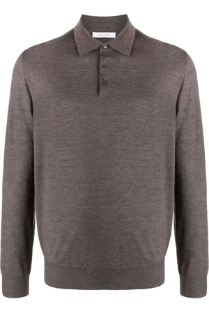 Cruciani Fein gestricktes Poloshirt