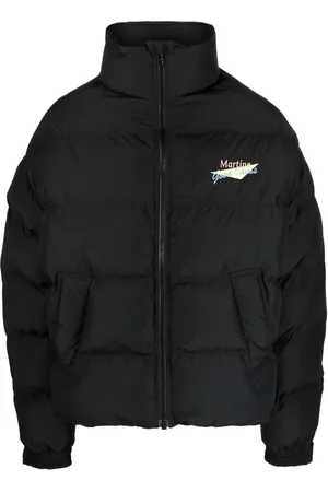 MARTINE ROSE Gefütterte Jacke mit Logo-Stickerei