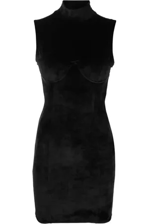 GCDS Minikleid mit Logo-Schild