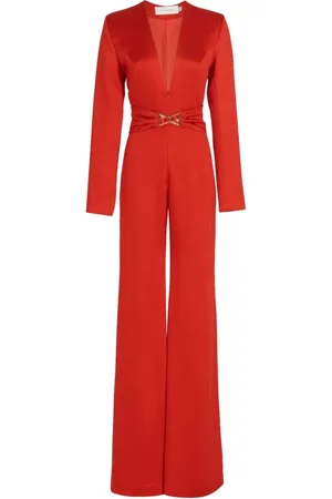 Silvia Tcherassi Taboa Jumpsuit aus Seidensatin