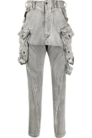 JULIUS Plaster Baggy-Jeans mit aufgesetzten Taschen