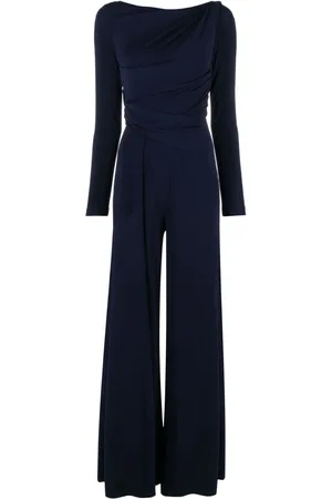TALBOT RUNHOF Geraffter Wide-Leg-Jumpsuit