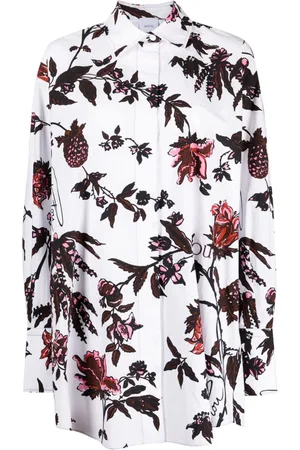 Patou Minikleid mit Blumenmuster