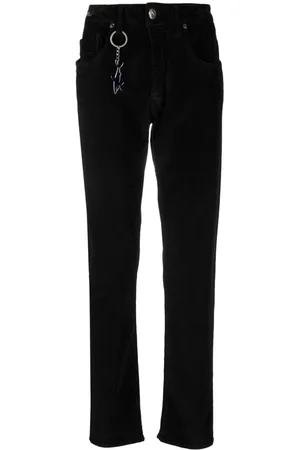 Paul & Shark Gerade Cordhose mit Logo-Anhänger