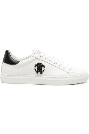 Roberto Cavalli Sneakers mit Mirror Snake-Detail