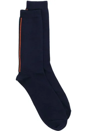 Paul Smith Gestreifte Socken aus Bio-Baumwolle