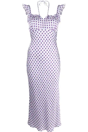OLIVIA RUBIN Midikleid mit geometrischem Print