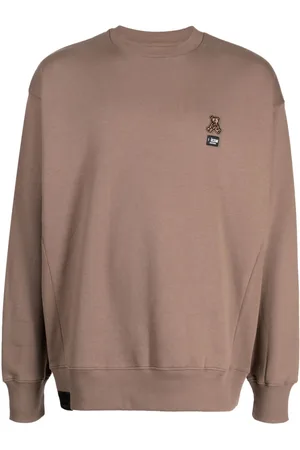 Izzue Fleece-Sweatshirt mit Teddy-Patch