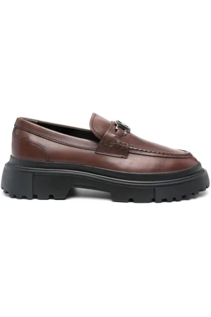 Hogan H619 Loafer mit Logo-Schild