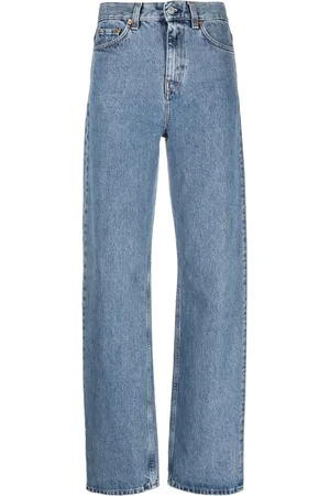 Sporty & Rich High-Waist-Jeans mit geradem Bein