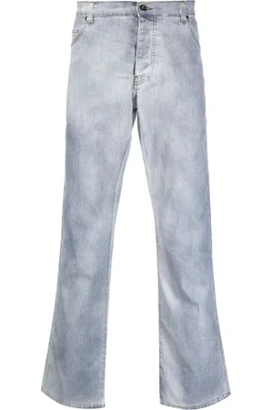 RANRA Gerade Jeans mit Stone-Wash-Effekt