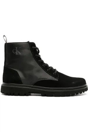 Calvin Klein Eva Schnürstiefel mit Kontrasteinsätzen