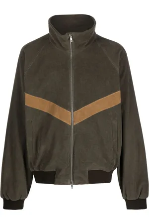 RANRA Cordjacke mit gerippten Bündchen