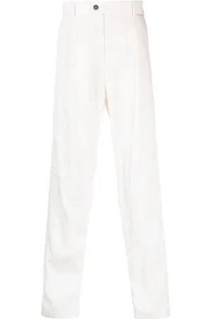 Giorgio Armani Straight-Leg-Hose mit Knitteroptik