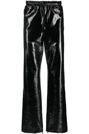 Courrèges Straight-Leg-Hose mit Glanzoptik
