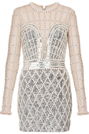 Balmain Verziertes Minikleid