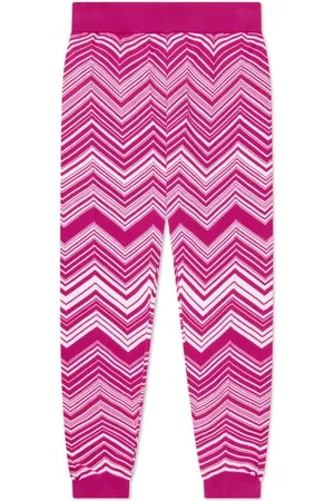Missoni Gestrickte Leggings mit Zickzackmuster